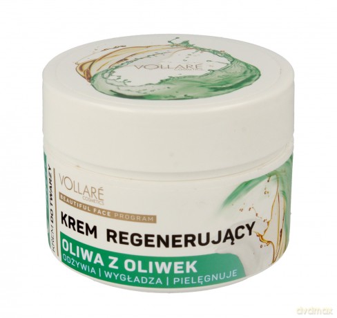 Vollare Krem do twarzy regenerujący z oliwą z oliwek na dzień i noc 50 ml