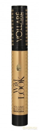 Vollare Maskara do rzęs wydłużająco-pogrubiająca z olejkiem arganowym Wild Look 12ml