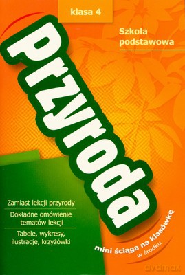 Przyroda Ściąga Klasa 4 Szkoła Podstawowa [KSIĄŻKA]