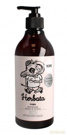 YOPE Mydło w płynie HERBATA i MIĘTA -formuła TGA 500 ml