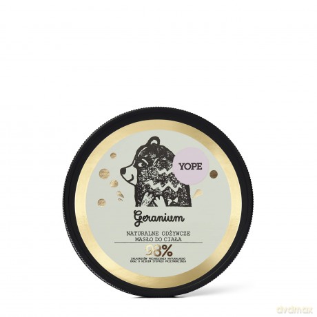 YOPE Naturalne Masło do ciała odżywcze Geranium 200 ml