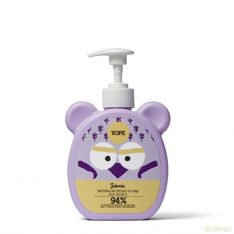 YOPE Naturalne Mydło do rąk dla dzieci - JAŚMIN 400 ml