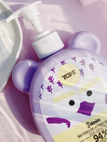 YOPE Naturalne Mydło do rąk dla dzieci - JAŚMIN 400 ml