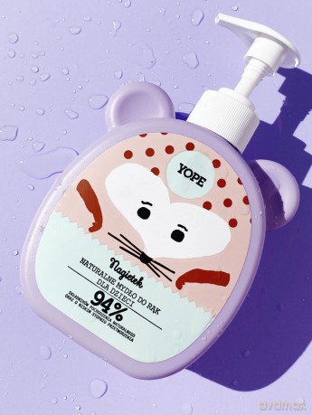 YOPE Naturalne Mydło do rąk dla dzieci - NAGIETEK 400 ml