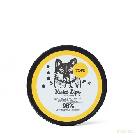 YOPE Naturalne odżywcze Masło do ciała Kwiat Lipy 200 ml.