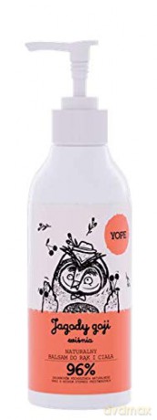 YOPE Naturalny Balsam do rąk i ciała Jagody Goji i Wiśnia 300 ml