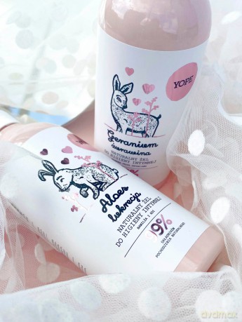 YOPE Naturalny Żel do higieny intymnej Aloes i Lukrecja 300 ml