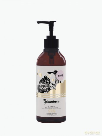 YOPE Naturalny Żel pod prysznic GERANIUM 400 ml