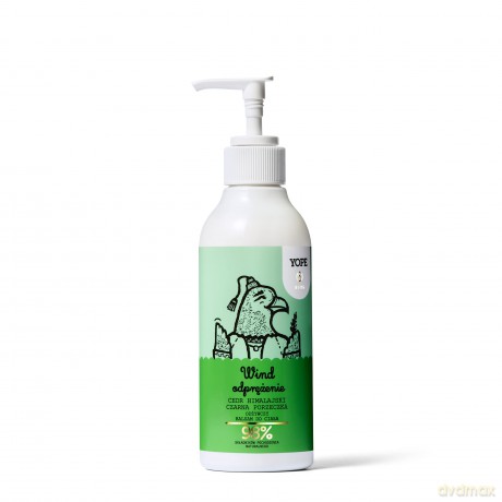 YOPE Odżywczy Balsam do ciała Wind odprężenie - Cedr Himalajski i Czarna Porzeczka 300 ml