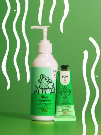 YOPE Odżywczy Balsam do ciała Wind odprężenie - Cedr Himalajski i Czarna Porzeczka 300 ml