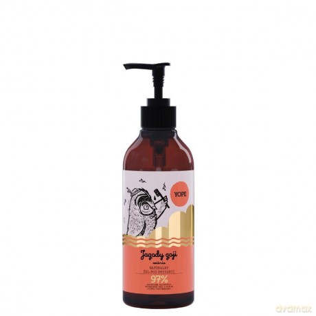 YOPE Żel pod prysznic JAGODY GOJI i WIŚNIA 400 ml