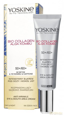 Yoskine Bio Collagen Intensywny Bio-Krem pod oczy i wokół ust na głębokie zmarszczki 15 ml