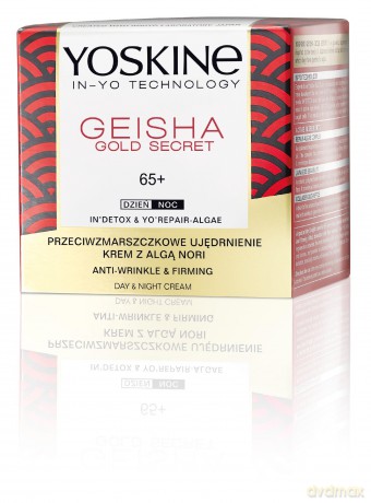 Yoskine Geisha Gold Secret 65+ Krem przeciwzmarszczkowe ujędrnienie na dzień i noc 50 ml