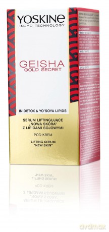 Yoskine Geisha Gold Secret Serum liftingujące "Nowa Skóra" pod krem 30 ml