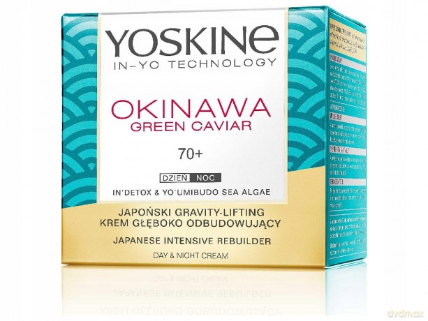 Yoskine Okinawa Green Caviar 70+ Krem głęboko odbudowujący na dzień i noc 50 ml