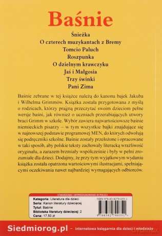 Baśnie - Jakub Grimm, Wilhelm Grimm [KSIĄŻKA]