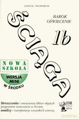 Ściąga 1b Nowa Szkoła Barok Oświecenie (broszurowa) [KSIĄŻKA]