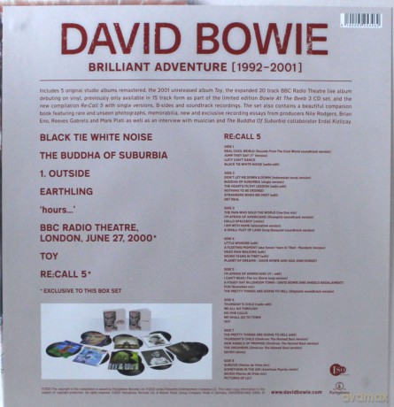 David Bowie: Brilliant Adventure (1992 - 2001) [18xWinyl]
