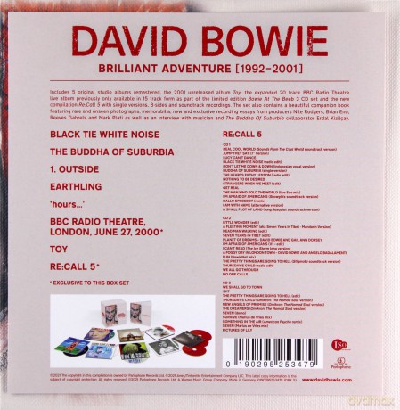 David Bowie: Brilliant Adventure (1992 - 2001) [11CD]