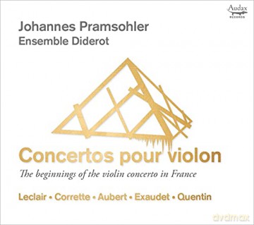 Johannes Pramsohler Ensemble Diderot: Concertos Pour Violon (digipack) [CD]
