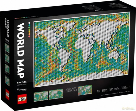 LEGO Art Mapa świata (31203) [KLOCKI]