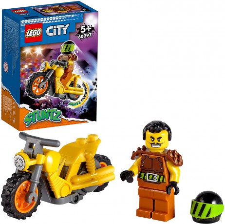 LEGO City Demolka na motocyklu kaskaderskim (60297) [KLOCKI]