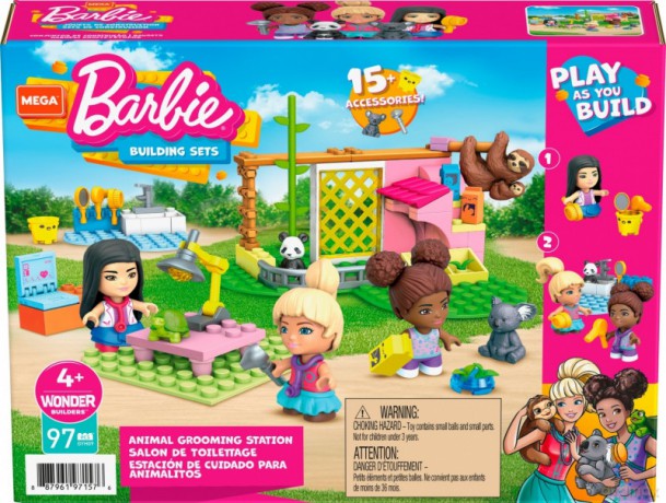 Mega Construx Barbie Salon dla zwierząt [KLOCKI]