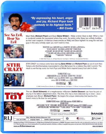See No Evil, Hear No Evil / Stir Crazy / The Toy [3xBlu-Ray]