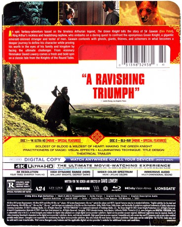 The Green Knight (Zielony rycerz) [Blu-Ray 4K]+[Blu-Ray]
