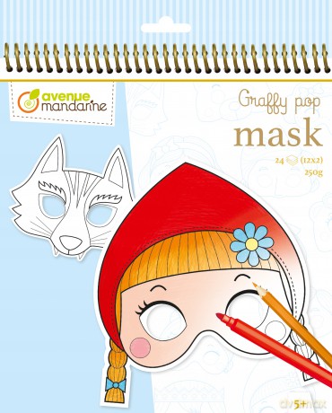 Blok z maskami Graffy Pop Mask Baśnie Braci Grimm