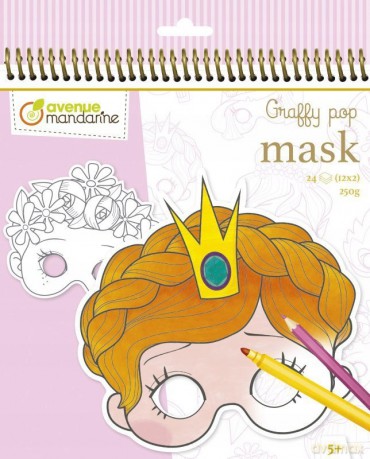 Blok z maskami Graffy Pop Mask Dziewczyna
