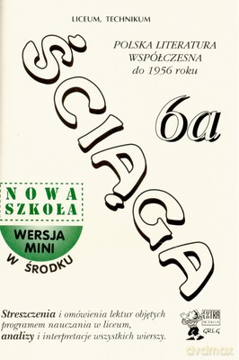 Ściąga 6a Polska Literatura Współczesna Do 1956 Roku [KSIĄŻKA]