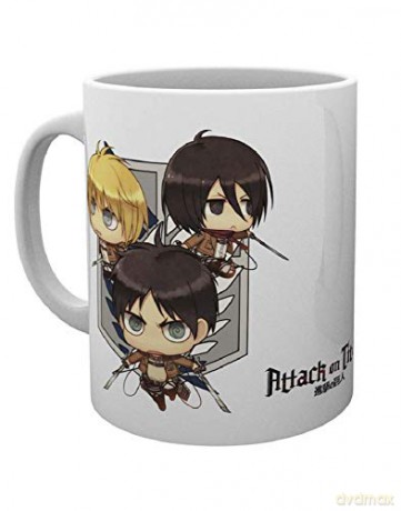 Attack On Titan Season 2: Attack On Titan Season 2 Chibi Trio Kubek