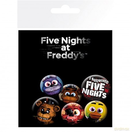 Five Nights At Freddys: Five Nights At Freddys Mix Badge Pack