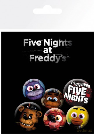 Five Nights At Freddys: Five Nights At Freddys Mix Badge Pack