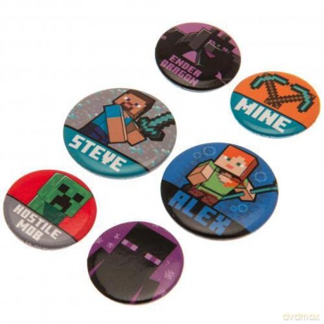 Minecraft: Minecraft Mix Badge Pack