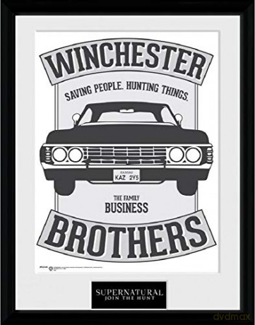 Supernatural: Winchester Framed Print 30 cm X 40 cm
