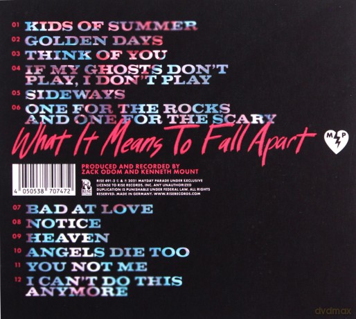 Mayday Parade: What It Means To Fall Apart [CD]