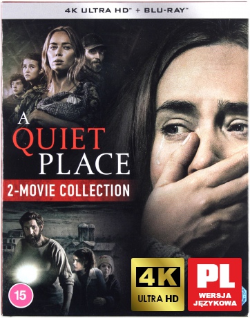 Ciche miejsce 1-2 [2xBlu-Ray 4K]+[2xBlu-Ray]