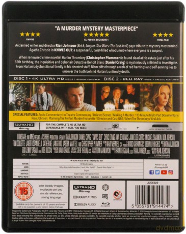 Knives Out (Na noże) [Blu-Ray 4K]+[Blu-Ray]
