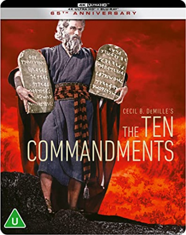 Ten Commandments (Dziesięcioro przykazań) (1923 & 1956) (steelbook) [Blu-Ray 4K]+[Blu-Ray]