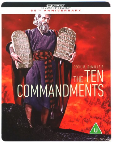 Ten Commandments (Dziesięcioro przykazań) (1923 & 1956) (steelbook) [Blu-Ray 4K]+[Blu-Ray]