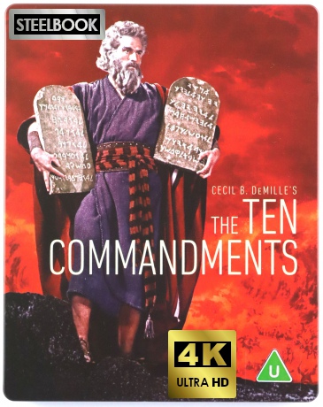 Ten Commandments (Dziesięcioro przykazań) (1923 & 1956) (steelbook) [Blu-Ray 4K]+[Blu-Ray]
