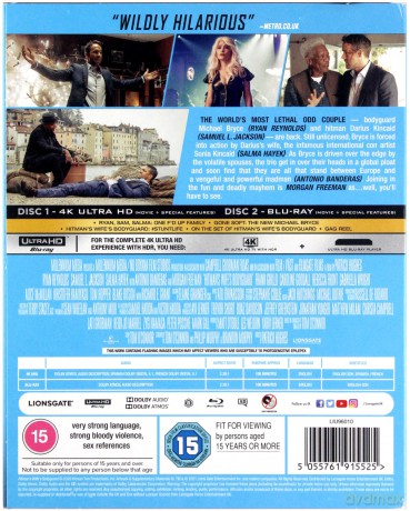 The Hitman's Wife's Bodyguard (Bodyguard i żona zawodowca) [Blu-Ray 4K]+[Blu-Ray]