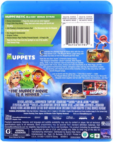 The Muppet Movie (Wielka wyprawa Muppetów) [Blu-Ray]