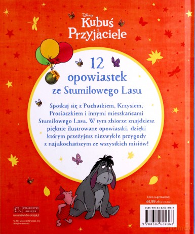 12 opowiastek ze Stumilowego Lasu. Disney Kubuś i Przyjaciele [KSIĄŻKA]