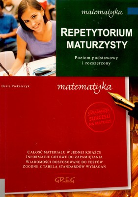 Repetytorium Maturzysty Matematyka (broszurowa) - Beata Piekarczyk [KSIĄŻKA]