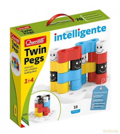 Klocki Twin pegs 16 elementów [KLOCKI]