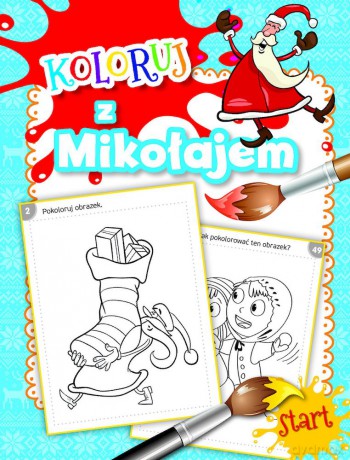 Koloruj z Mikołajem [KSIĄŻKA]