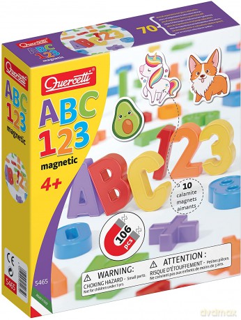 Magnetyczne literki cyferki Quercetti
